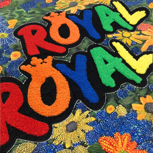 Wholesale Custom Eco-Friendly Large Size Colorful Chenille <b>Sequins</b> Letter Word Patch Iron-On Embroidered Design Adhesive - Product Image 2