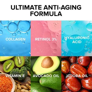 Creme Hidratante Facial com Colágeno Anti-Idade para Mulheres, Creme Hidratante e de Recuperação OEM para Pescoço e Natural - Product Image 2