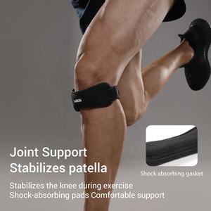 VBOSi 0438, rodillera ajustable, banda BSCI, certificado CE, correa de rodilla transpirable para rótula, Neopreno, alivio del dolor, patela para gatear - Product Image 3