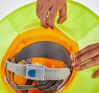 Couvre-casque respirant pare-soleil, protection solaire d'été, chapeau réfléchissant, visière anti-UV, sécurité