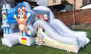 Combo <span class=keywords><strong>de</strong></span> tobogán y <span class=keywords><strong>casa</strong></span> <span class=keywords><strong>de</strong></span> rebote inflable <span class=keywords><strong>Bluey</strong></span> para alquiler <span class=keywords><strong>de</strong></span> fiestas para niños - Product Image 3
