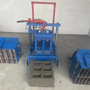 Máquina Manual para fabricar bloques de hormigón, máquina para hacer ladrillos huecos, a la venta