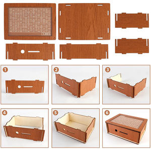 キャッシュボールト木製貯金箱ペン付き貯金箱お金のターゲットと数字付き木製貯金箱友達への最高の贈り物 - Product Image 6