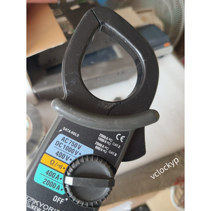 Multímetro Digital de Pinza AC/DC Kyoritsu 2003A, Medidor de Corriente AC 75V/DC 1000V 2000A, Usado - Product Image 3