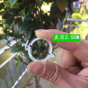Clips de plástico para atar plantas, 2,5 cm de diámetro, para plantas trepadoras y plántulas, accesorio para herramientas de jardín - Product Image 1