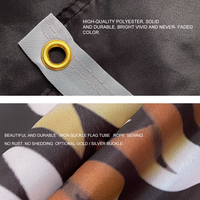 Drapeaux de moto à sublimation double face à impression numérique personnalisée Offre Spéciale d'usine campagne de publicité bannière extérieure