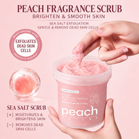 Fabriksprijs Fruit Zeezout Bodyscrub Exfoliërend Dieptereiniging Aromatisch Verhelderend Hydraterend Polijstmiddel Privélabel