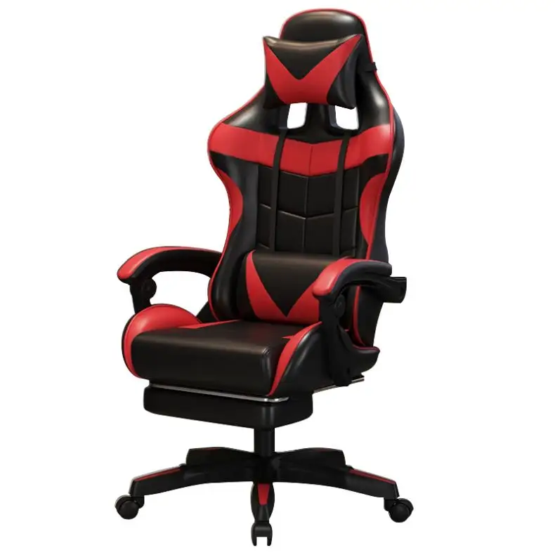 Gaming Gamer Racing Chair Mesh Office Chair With Sponge Padded Swivel Manager Chair