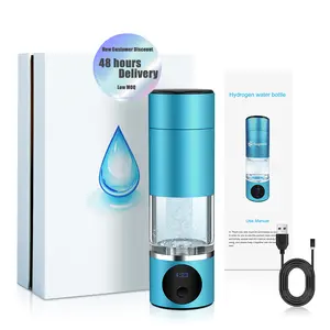 Suyzeko Hydrogen Water Generator SPE PEM Water Electrolyzer Hydrogen-rich Water Bottle 5000PPB