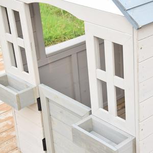 Casa de Juegos de Madera para Niños, Casa de Juegos Infantil de Madera para Exteriores - Product Image 4