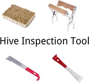 Kit d'apiculture Honey Lake comprenant un enfumoir pour ruche avec 54 pastilles d'enfumoir et 2 outils pour ruches, état neuf - Product Image 3