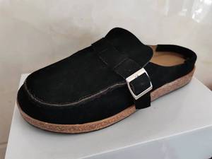 Pantuflas Acolchadas para Mujer, Sandalias Planas Casuales Clásicas Vintage de Moda para Chicas, Zapatos Tipo Mules de Lona para Uso en Interiores y Exteriores - Product Image 3