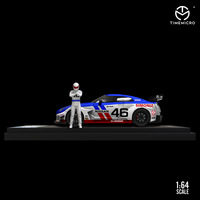 TimeMicro Modèle de voiture miniature en alliage métallique coloré à l'échelle 1:64, modèle de collection, simulation, moulage sous pression, unisexe, à partir de 5 ans
