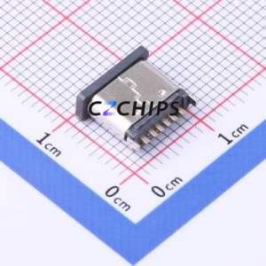 TYPE-C 6P LC6.8(073) <b>USB</b> <b>Connector</b> Through hole Component (THT) <b>Connector</b> Type-C Female Through Hole 6P - Product Image 2