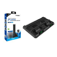 SUNDI Station d'accueil à double chargeur Station de charge Station de ventilateur de refroidissement pour console ps4
