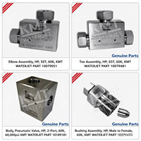 Nozel Waterjet KMT Asli 49865850 Kepala Pemotong Water Jet Robotik Industri dari Agen Resmi KMT