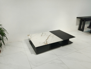 Sang Trọng Ý Phong Cách Hình Chữ Nhật Cà Phê Trà Giọng Cocktail Trung Tâm Bàn Tổ Bàn Đồ Nội Thất Phòng Khách Thiết Lập Cao Cuối 2 Bên Bảng - Product Image 6