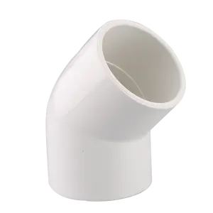 Hohe qualität sanitär tees weiß farbe astm d1785 standard 3 weg ellenbogen pvc rohr armaturen