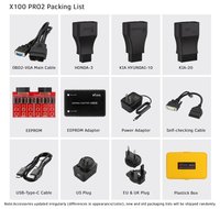XTOOL X100 Pro2 Programmer Kunci Mobil Profesional Semua Fungsi OBD2 Termasuk Pembaca Kode EEPROM Scanner OBD2