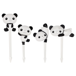 Panda carino Mini Snack Bento Food Lunch Box Set di più stili con bastoncino di frutta usa e getta forchetta stuzzicadenti bambini bambini - Product Image 6