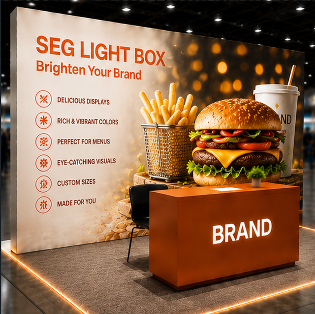 High Brightness SEG LED Light Box for Indoor Advertising