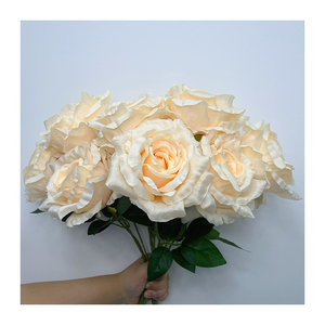 ดอกไม้ตกแต่งพุธ5หัวราชินีไทยกุหลาบของขวัญวันวาเลนไทน์2023 - Product Image 2