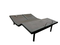 Lit Moderne de Haute Qualité à Quatre Moteurs, Réglable en Hauteur, avec Rangement, Design Pliable, Cadre Métallique, pour Chambre à Coucher, ENKE NK-DA10, Meubles