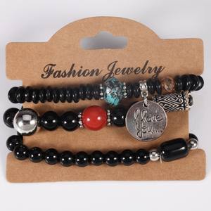 Bracelet Perlé « Je t'aime » en Pierres Naturelles Multicouche Unisexe, Bijou Cadeau 2761 - Product Image 2