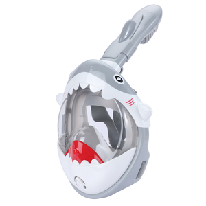 Nueva actualización Máscara de esnórquel para niños Máscara de esnórquel de cara completa de moda con visión amplia - Product Image 4