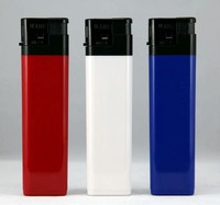 Briquet à gaz jetable en plastique personnalisé de grande taille pour cigares et camping