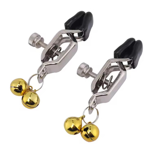 Funny Steel New Nipple Clamp Sex Toys for Men Fetish Tore with Bell Breast Clip <b>Bondage</b> Gear - Product Image 1