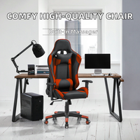 Chaise de Gamer Exécutive Confortable de Haute Qualité avec Fonction Massage pour PC, en Cuir PU, Design Réglable Électriquement pour le Gaming en Ligne