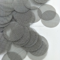 Disque filtrant en acier inoxydable, 1 pièce, bord en aluminium, filtre pour tissu métallique