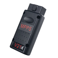 Câble de reprogrammation MPPS V21 CAN Flasher + Programmeur ECU multi-boot TRICORE OBD2/USB 5-12V Outil de diagnostic automobile Fiat