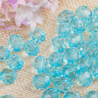 Perles d'angle en acrylique transparent à 32 facettes, imitation cristal, perles en vrac, 500g/sac, pour la fabrication de bijoux faits main DIY, vente en gros