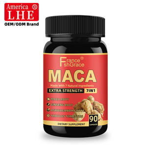 Complément alimentaire à base de racine de maca biologique pour hommes, favorise la santé naturelle, l'énergie, les performances et la circulation sanguine améliorées. - Product Image 1