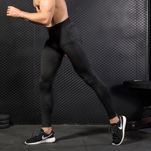Collants de sport PRO pour hommes, pantalons de course et d'entraînement ajustés avec inserts en mesh, pantalons extensibles à séchage rapide - Product Image 2