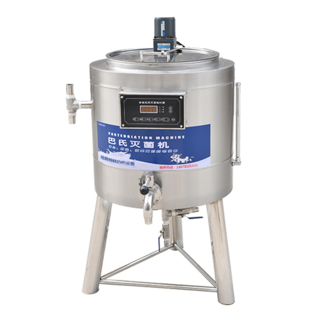 100 L 150L 200L 300L 1000L 500 Liter Pasteurizer Industrial Milk Pasteurizer Production Line