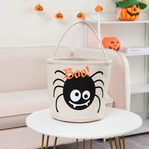Bolsas de Halloween Personalizadas con Logotipo Impreso, Cestas de Dulces de Calabaza para Niños, Bolsas de Truco o Trato, Bolsas de Regalo Económicas - Product Image 5