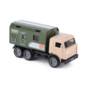 Coches Militares çocuklar Die Cast oyuncak araba geri çekin Metal ordu arabalar askeri araçlar oyuncak