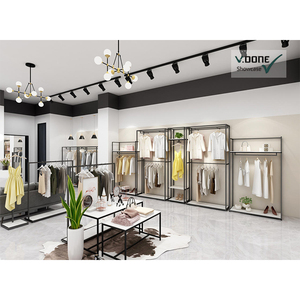 Armoire murale en bois avec éclairage LED Sac à main et portefeuille Présentoir de magasin pour la décoration de magasin et de magasin - Product Image 5