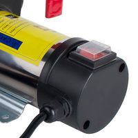 Pompe d'extraction de carburant diesel en acier inoxydable 12V 24V, moteur auto-amorçant, avec adaptateurs en laiton pour usage automobile