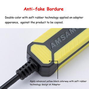 Câble de programmation USB industriel AMSAMOTION IC200CBL500 avec conducteur en cuivre et isolation en PVC pour téléchargement de données des PLC VersaMax Nano Micro - Product Image 3