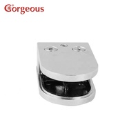Magnifique garde-corps de type D en verre pince fixe finition satinée balcon escaliers main courante pont mur application moderne
