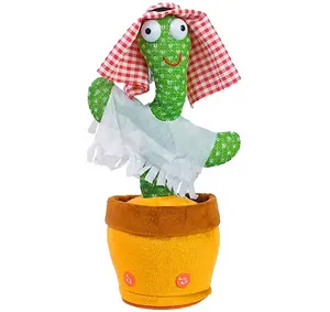 Usine Vente Électronique Danse Chanter Répéter Mots Enfants Jouets Drôle Wriggle Cactus En Peluche Jouet