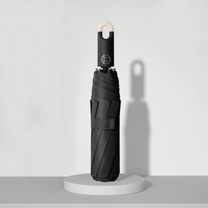 Paraguas Plegable de Doble Uso, con Recubrimiento Negro, Protección UV, Bloqueo Automático, para Sol y Lluvia, Éxito de Ventas Transfronterizo, Venta al Por Mayor - Product Image 1