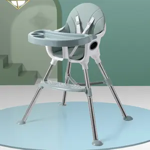 गर्म बेच प्लास्टिक Foldable बेबी चेयर बहु कार्यात्मक बच्चे को खिलाने कुर्सी