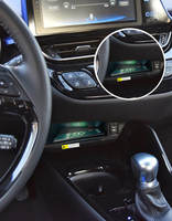 Kit de charge sans fil magnétique 15W avec allume-cigare, ABS+PC ignifuge, certifié CE, pour Toyota 4Runner 2014-2016