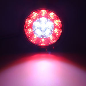 Luz LED Redonda para Camión en Oferta, 16 LED, Doble Color, 24V 40W 6000 lm H4, Ajuste Universal para Camiones y Automóviles - Product Image 4