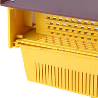 Nouveau piège à pollen en plastique avec oreilles, collecteur de pollen intégré, distributeur 2 en 1, boîte séparatrice de pollen d'abeille, garantie 3 mois